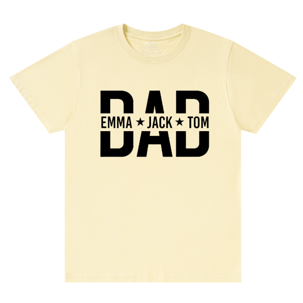 Personalized Kid’s Name Dad T-shirt