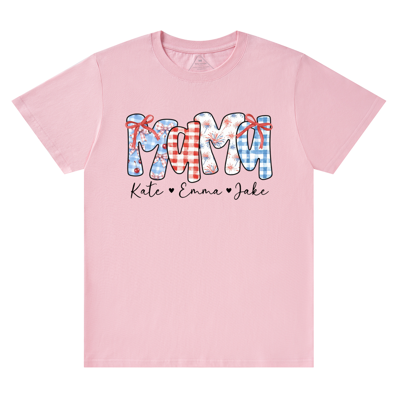 Personalized 4th Of July Mama T-Shirts