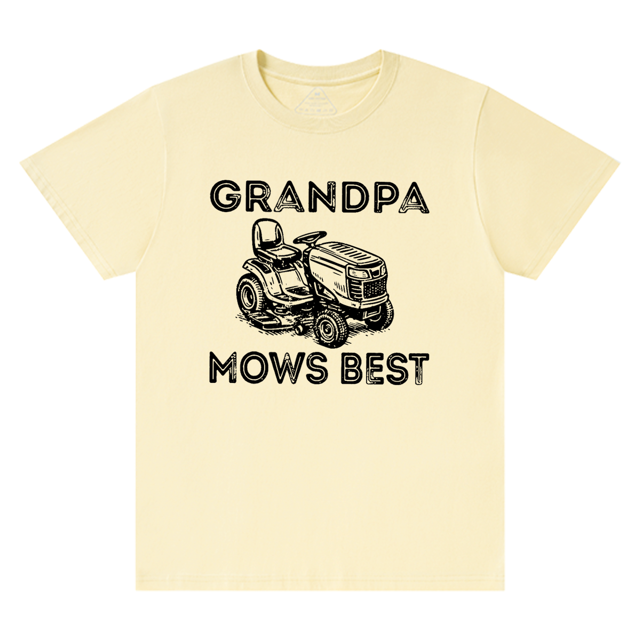 Personalized Grandpa Mows Best T-shirt