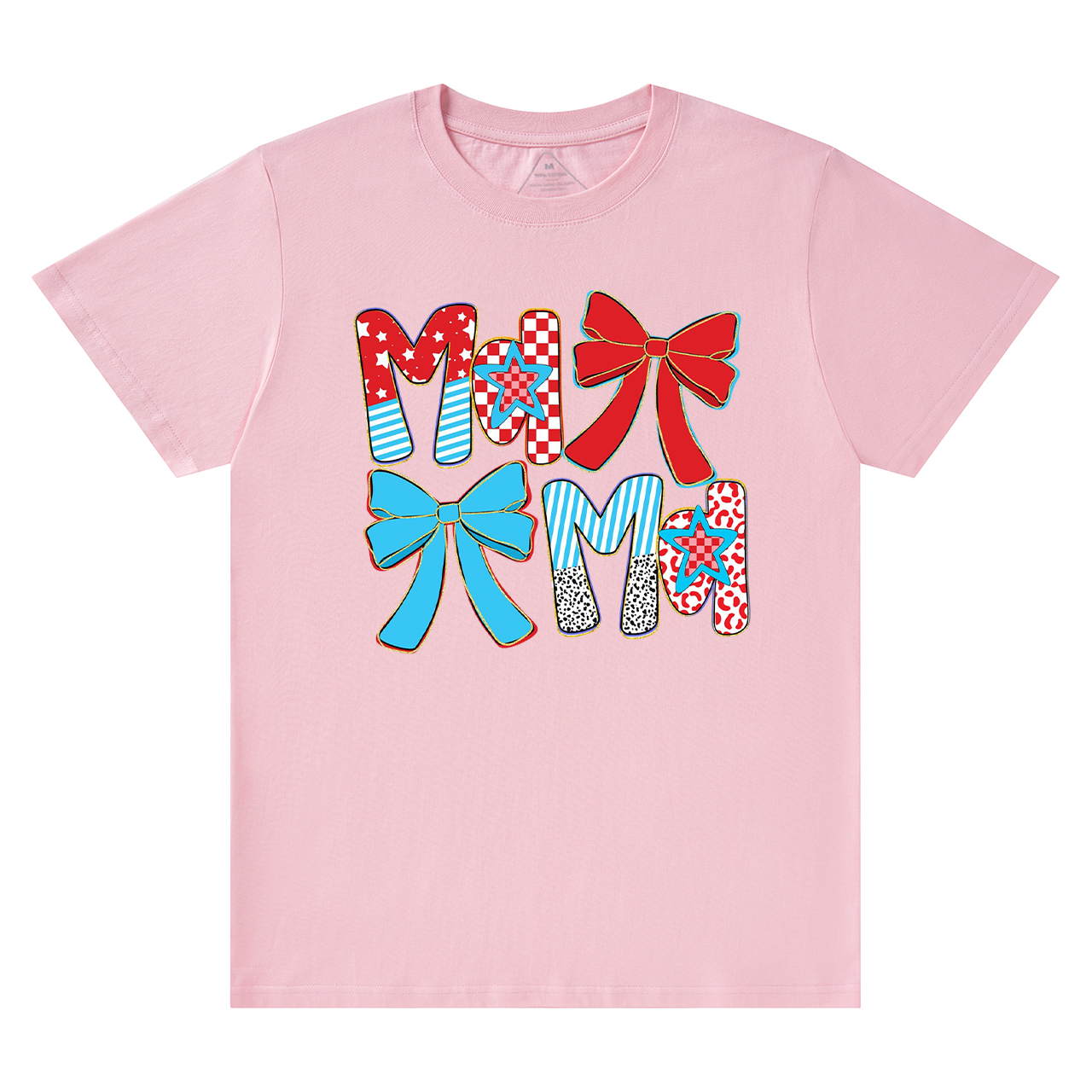 Preppy Patriotic Mama Coquette T-Shirts