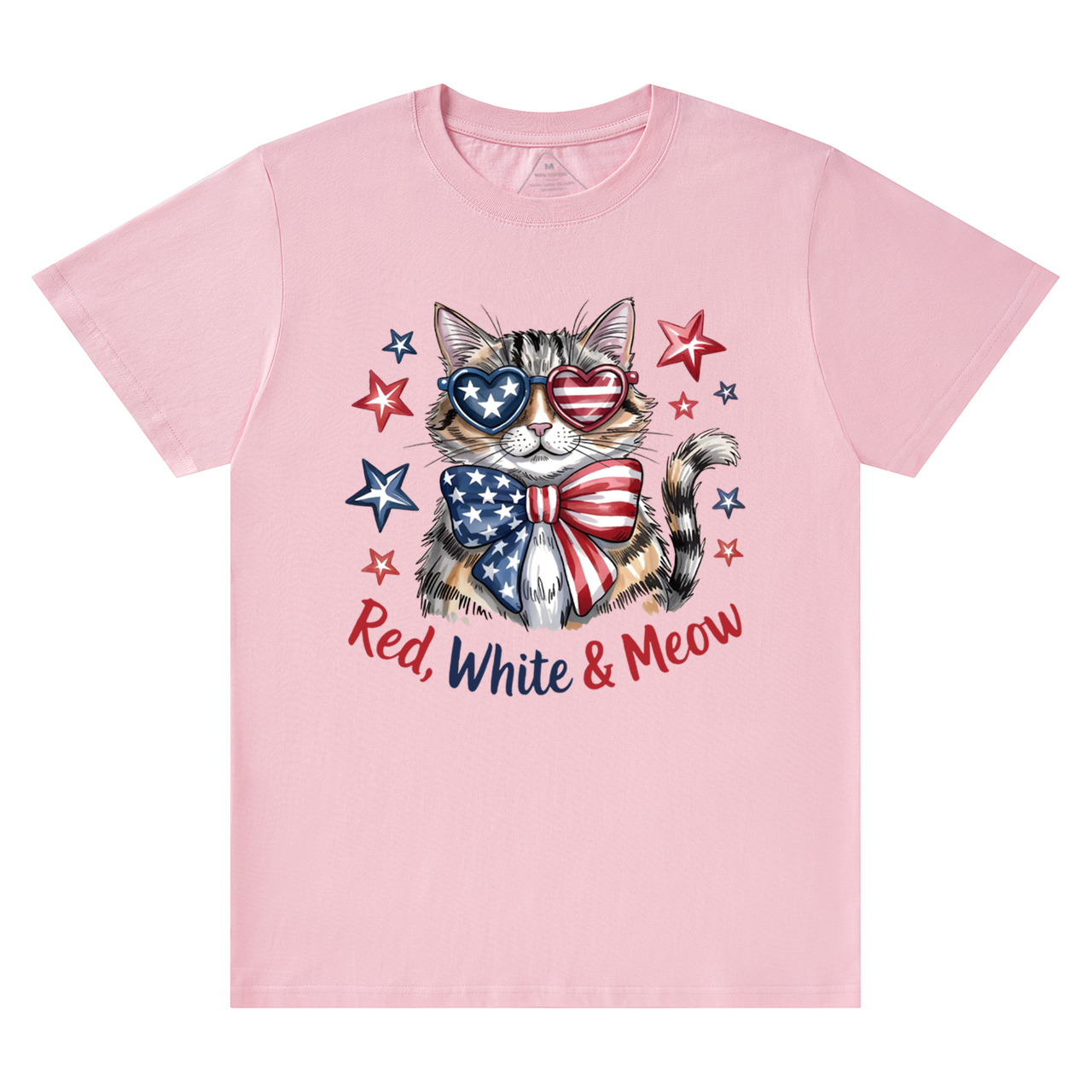 Patriotic Cat Mama T-Shirts