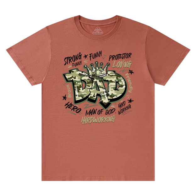 Camouflage Dad T-shirt