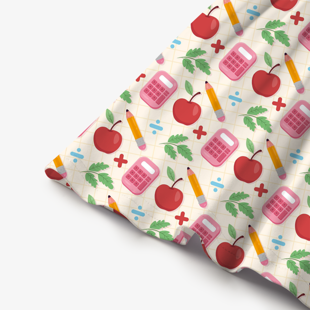 Red Apple All Over Print Kids Dress