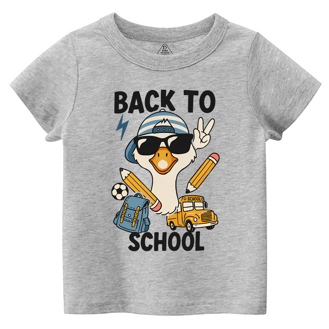 Back To School Goose Toddler&Kid's Tees Beepumpkin