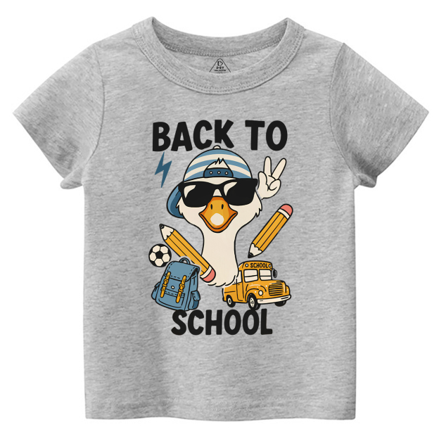 Back To School Goose Toddler&Kid's Tees Beepumpkin