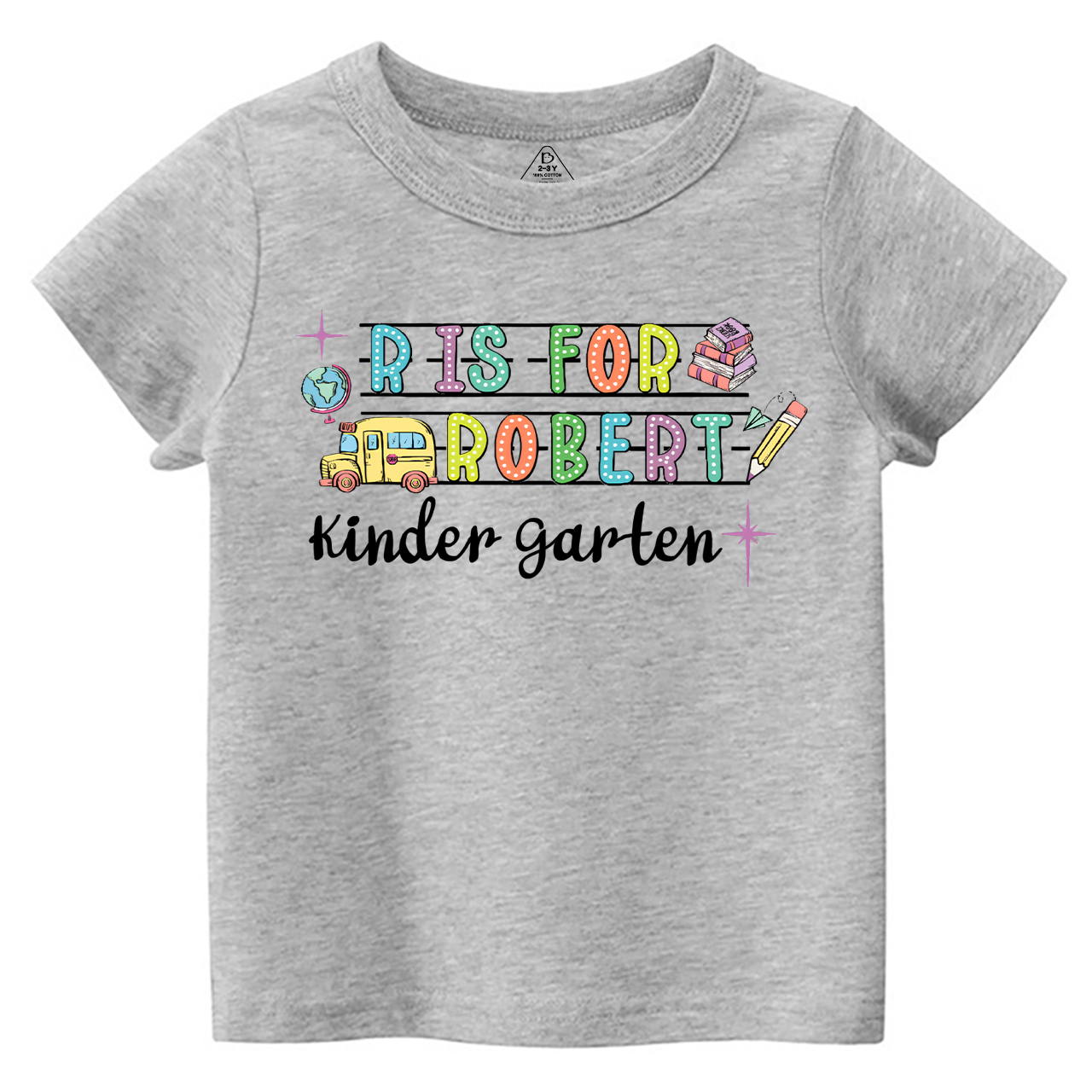 Personalized Alphabet Back To School Toddler&Kid's Tees Beepumpkin