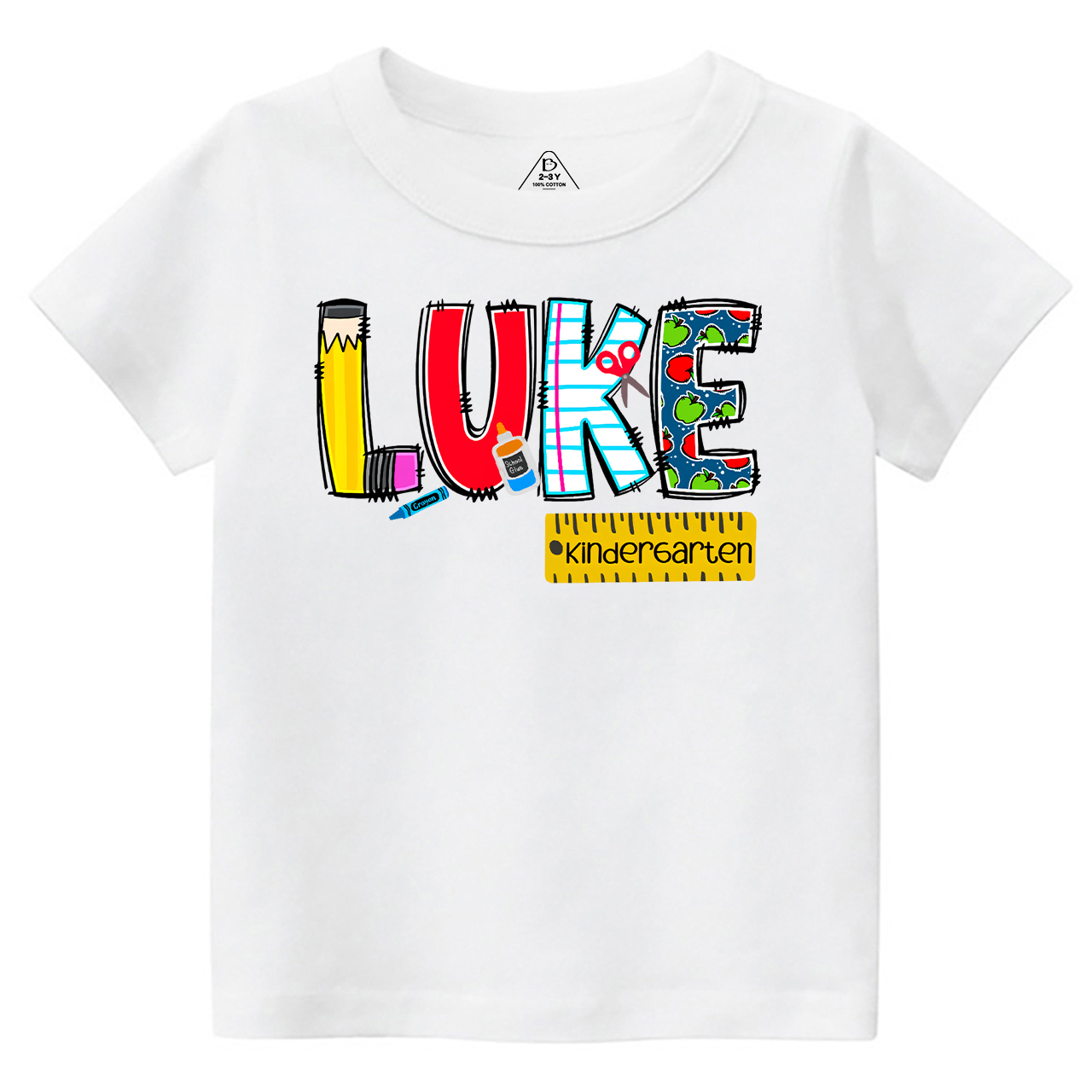 Personalized Alphabet Toddler&Kid's Tees Beepumpkin