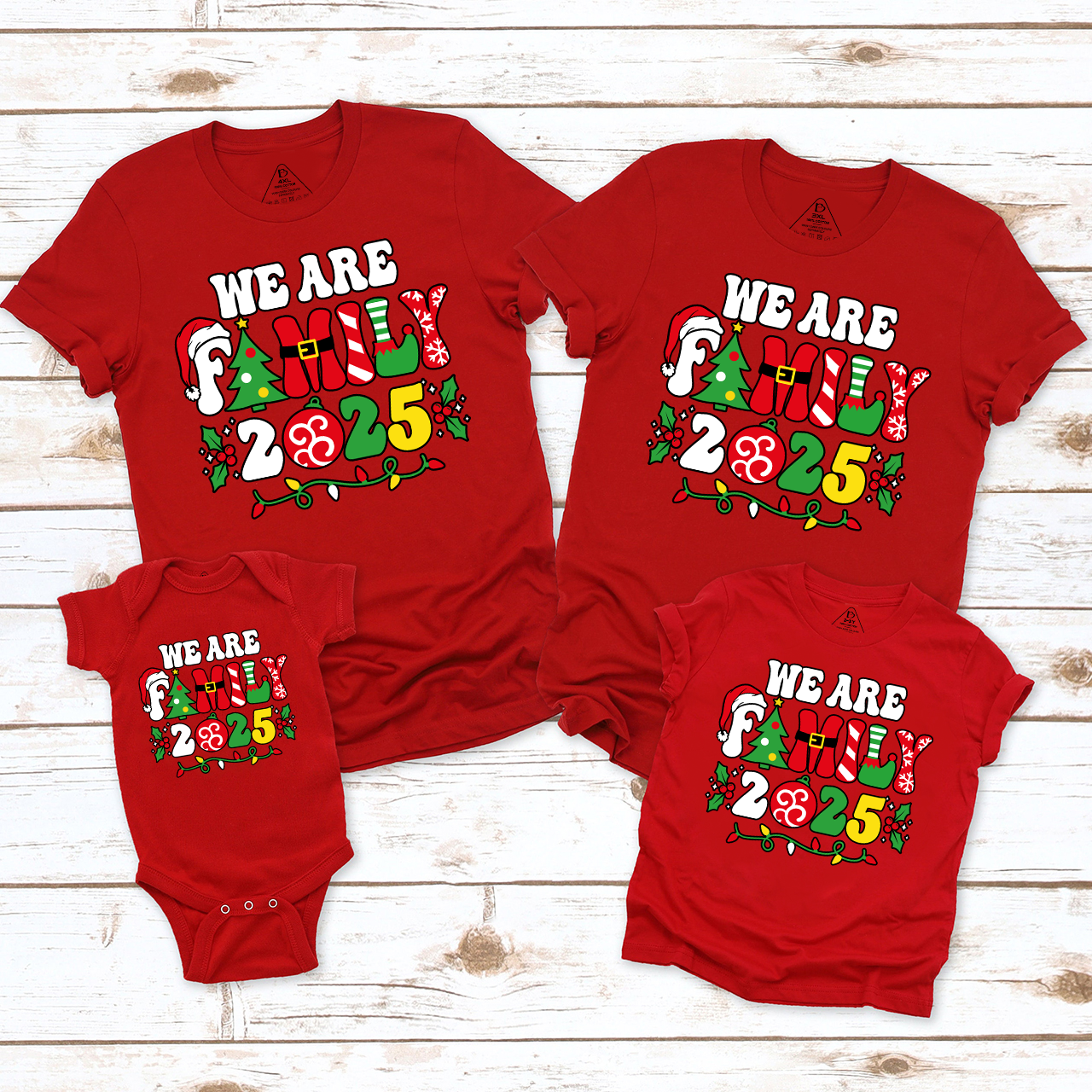 We Are Family Christmas Matching Shirts Beepumpkin