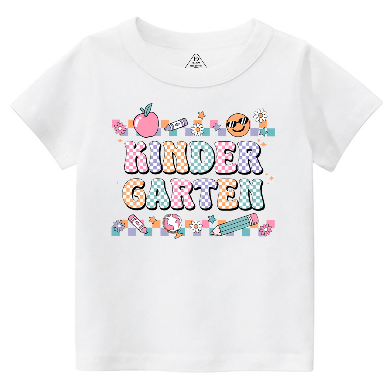 Personalized Lattice Grade Toddler&Kid's Tees Beepumpkin