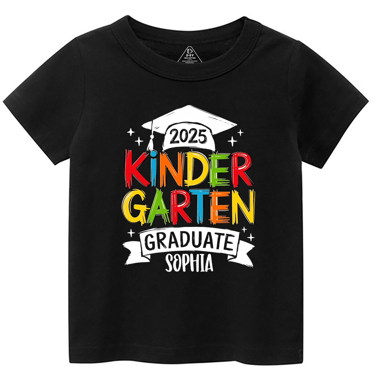 Personalized Kindergarten Graduation Toddler&Kid's Tees Beepumpkin