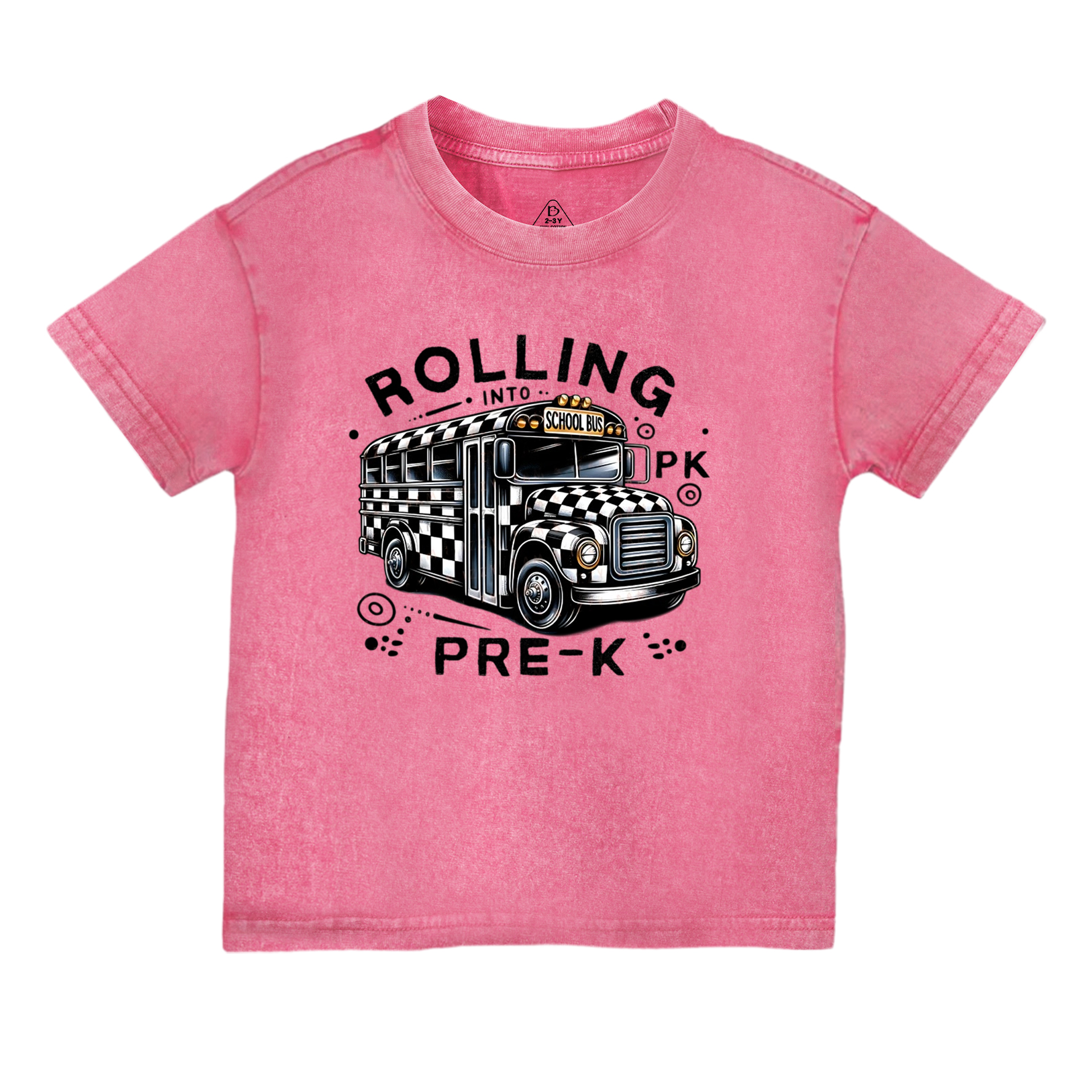 Personalized Boys First Day Of School Toddler&Kids Washed Tees