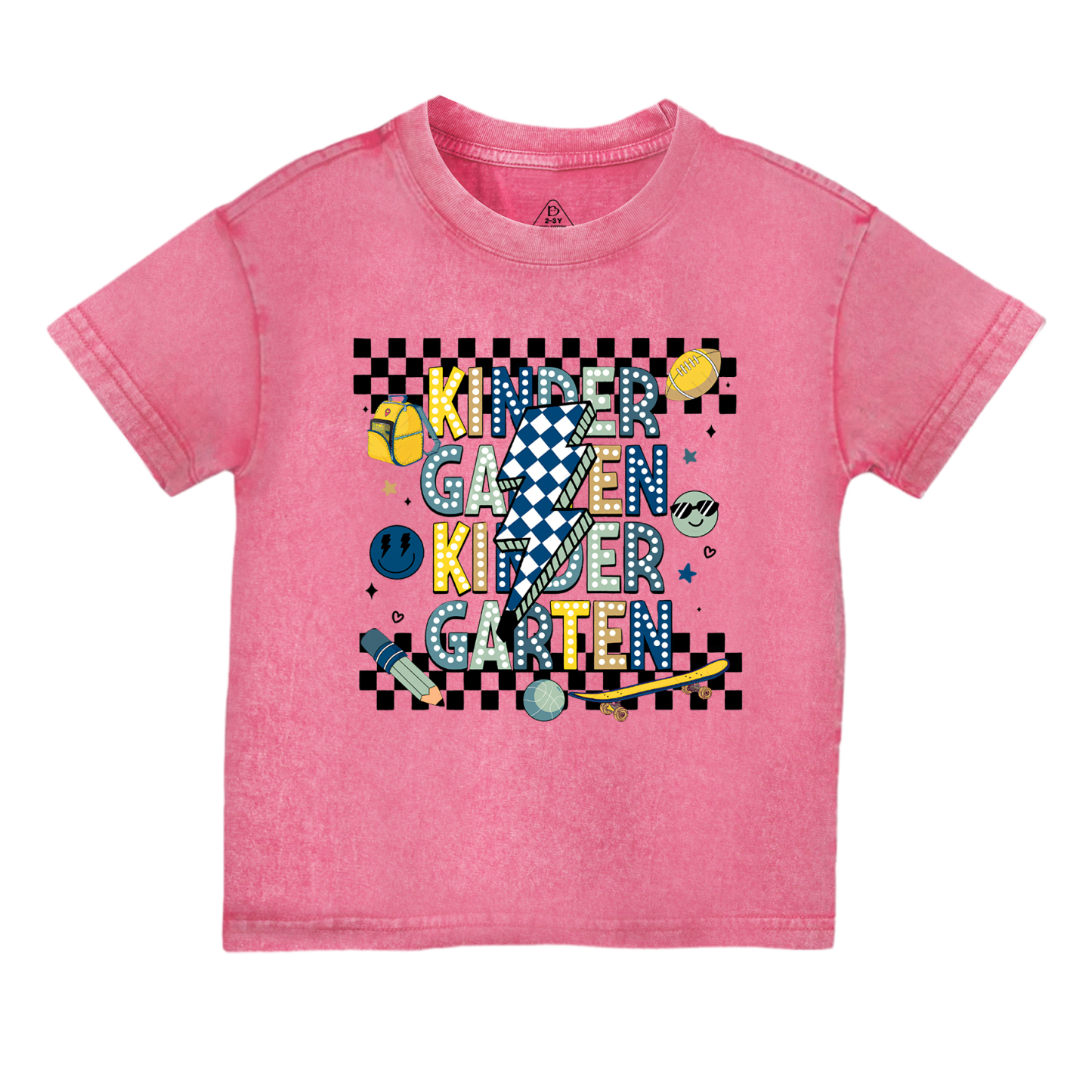 Personalized Back To School For Boys Bundle Toddler&Kids Washed Tees