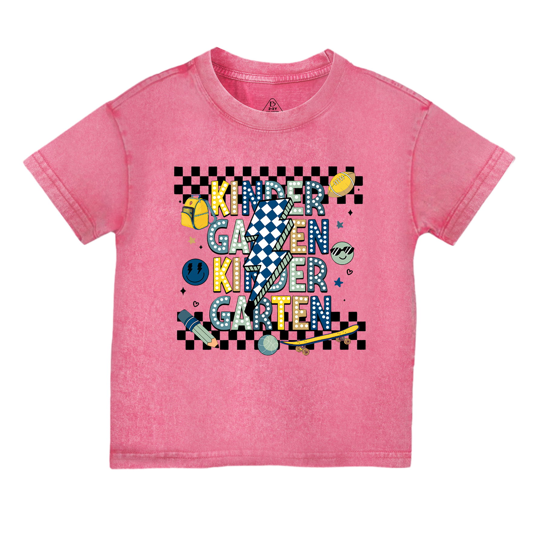 Personalized Back To School For Boys Bundle Toddler&Kids Washed Tees