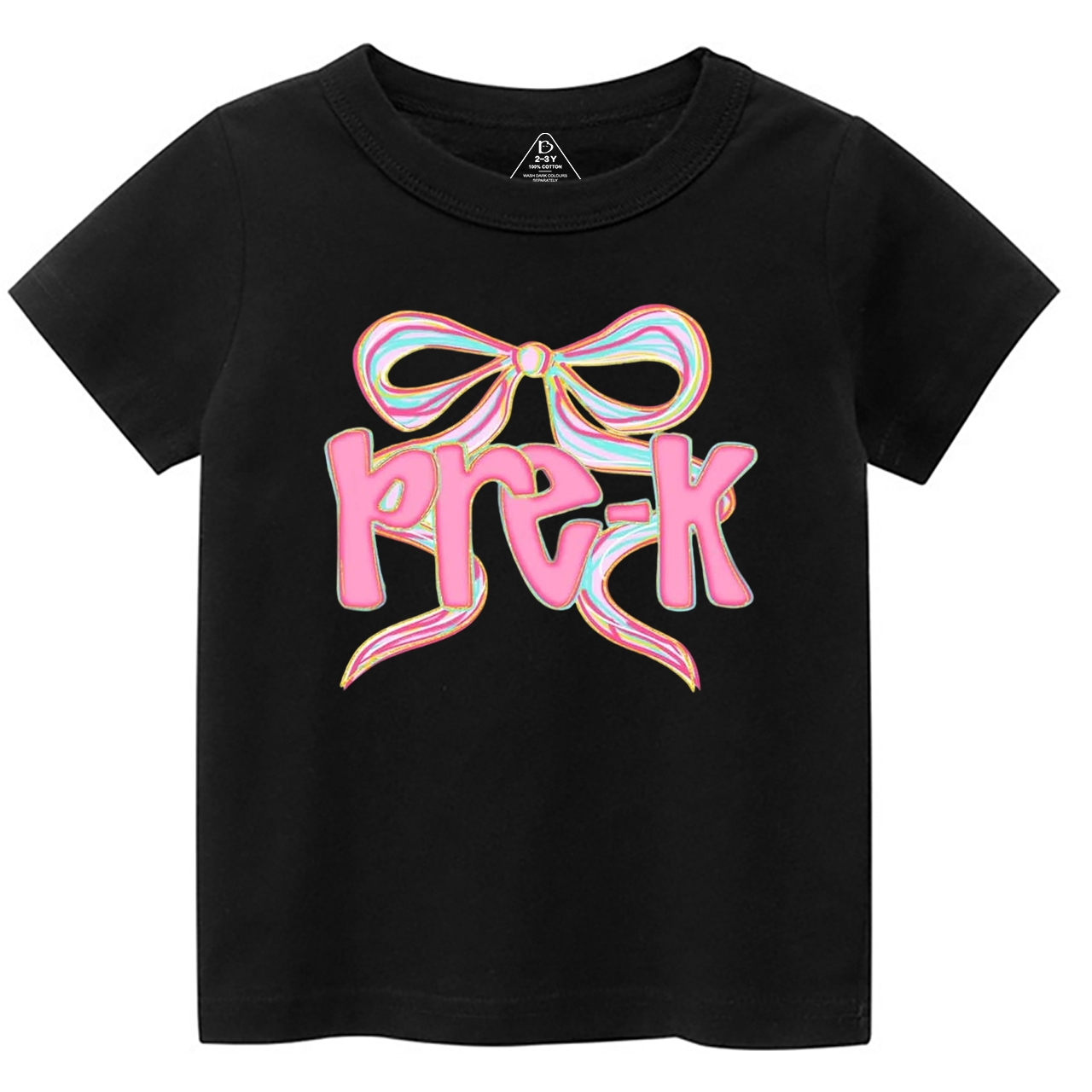 Personalized Bow Grade Toddler&Kid's Tees Beepumpkin