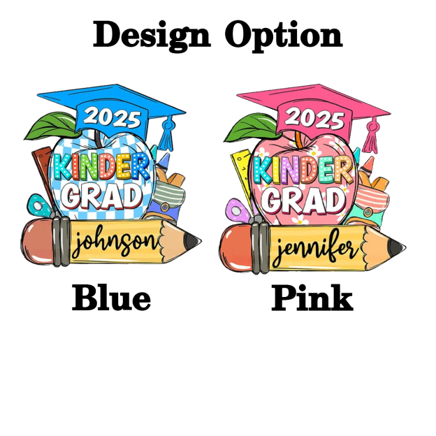 Personalized Kindergarten Graduation Toddler&Kids Washed Tees