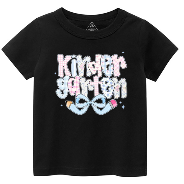 Personalized Pencil bow Grades Toddler&Kid's Tees Beepumpkin