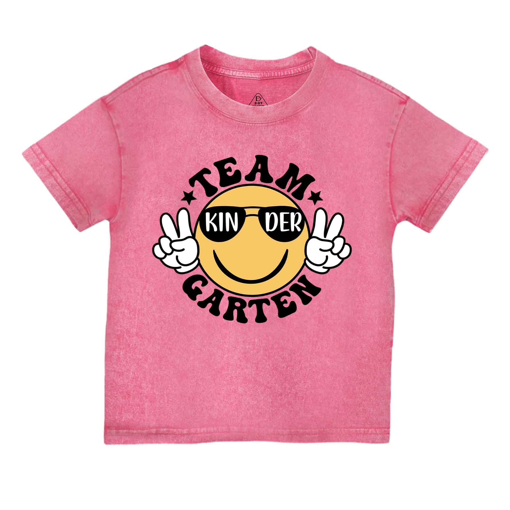 Team Kindergarten Toddler&Kids Washed Tees