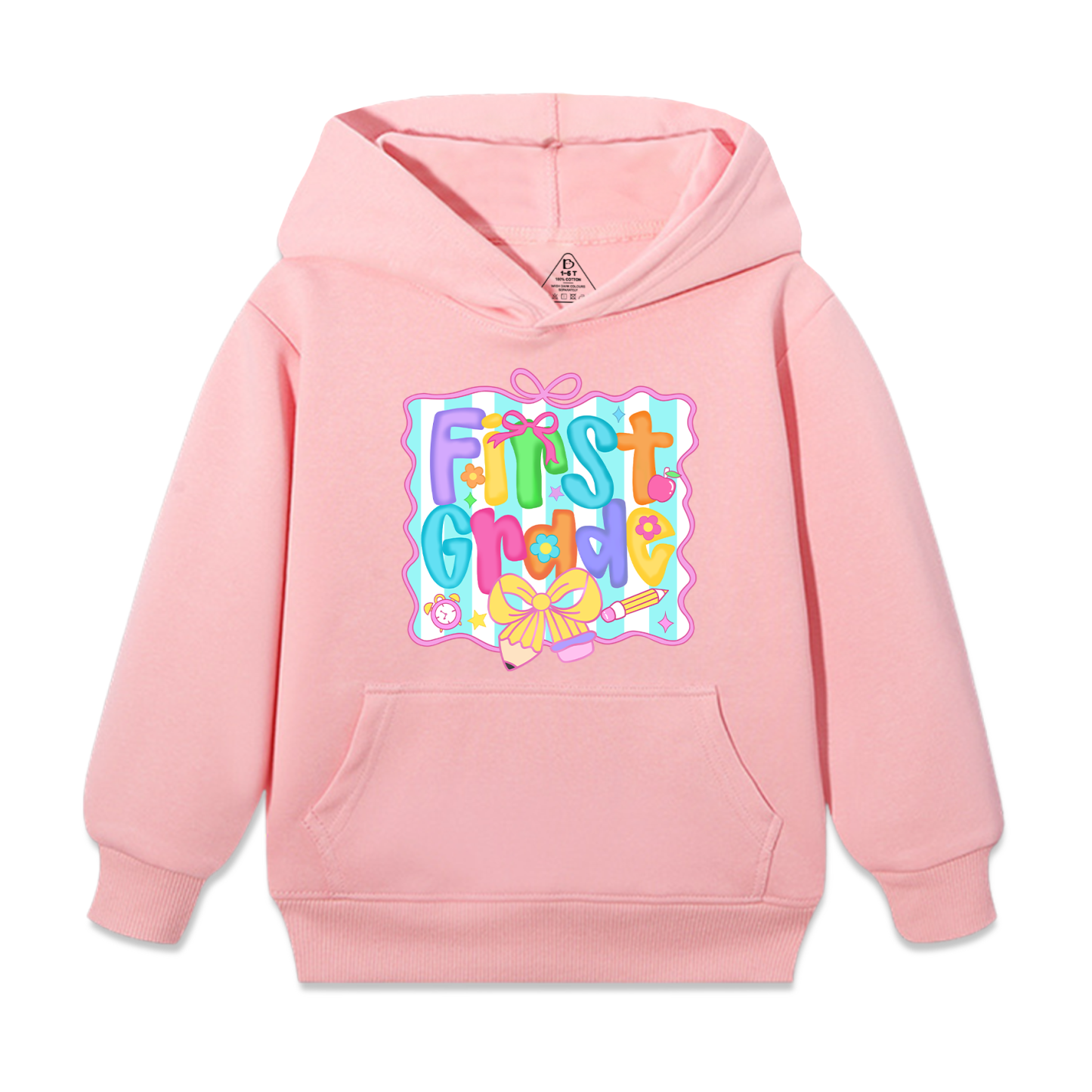 Personalized Preppy Back To School Bundle Kid's Hooded Sweatshirt Beep