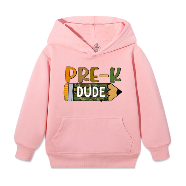 Personalized Retro Boys Preschool Kid's Hoodies Beepumpkin