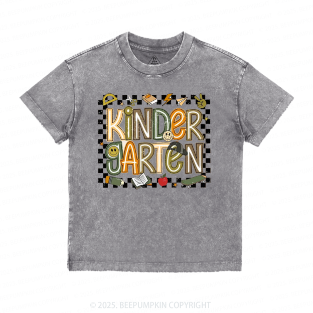 Personalized Back To School Boys Toddler&Kids Washed Tees