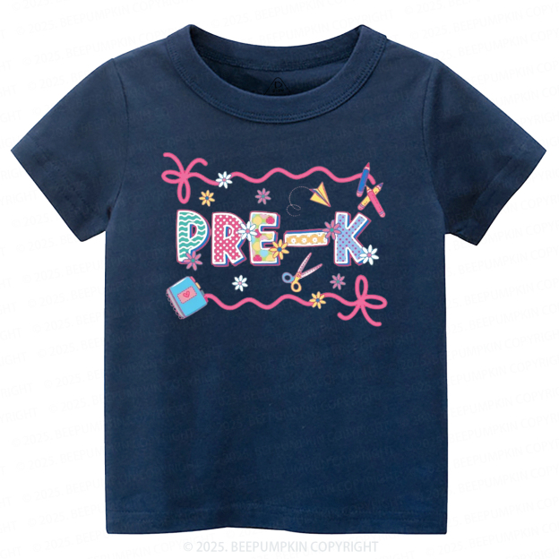 Personalized Coquette Pencil Toddler&Kid's Tees Beepumpkin