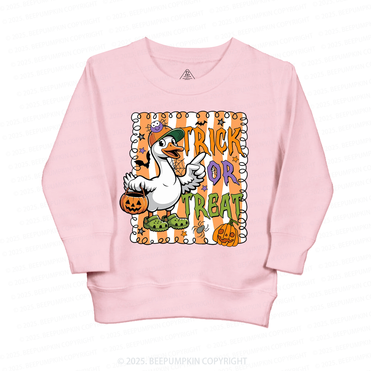 Halloween Goose Trick Or Treat Kid's Sweatshirt
