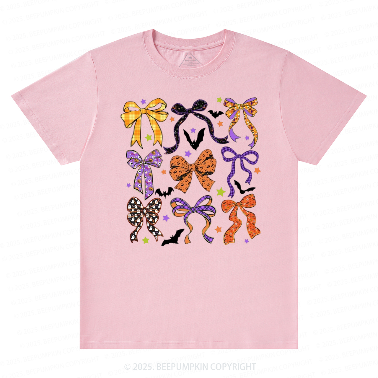 Coquette Bow Halloween T-Shirts Beepumpkin 