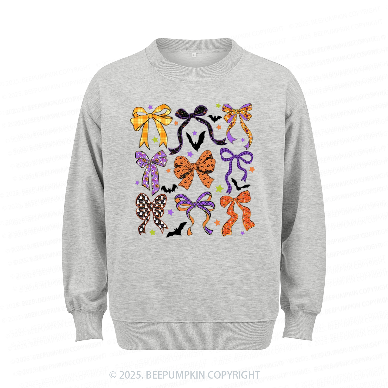 Coquette Bow Halloween Sweatshirt Beepumpkin