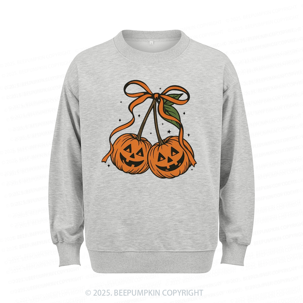 Pumpkin Face Halloween Sweatshirt Beepumpkin