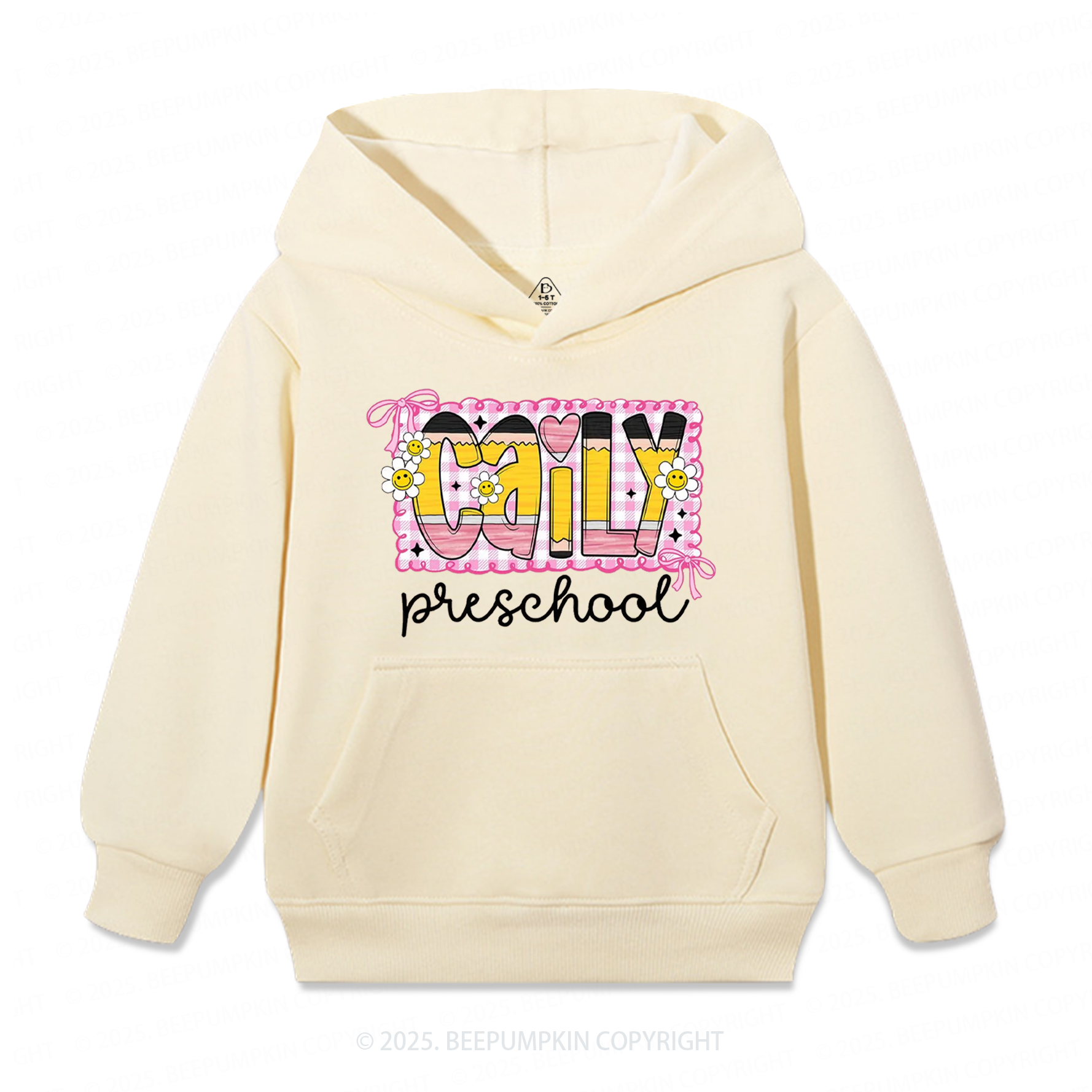 Personalized Graffiti Pencil Name Kid's Hoodies Beepumpkin