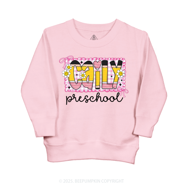 Personalized Graffiti Pencil Name Kid's Sweatshirt