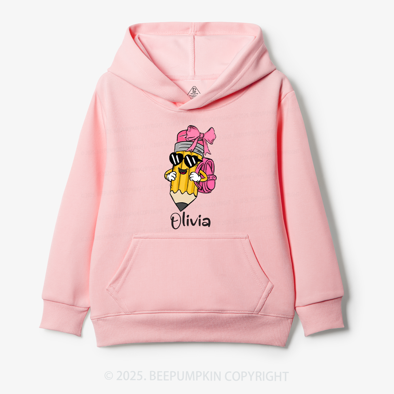 Personalized Boy Girl Pencil Kid's Hoodies Beepumpkin