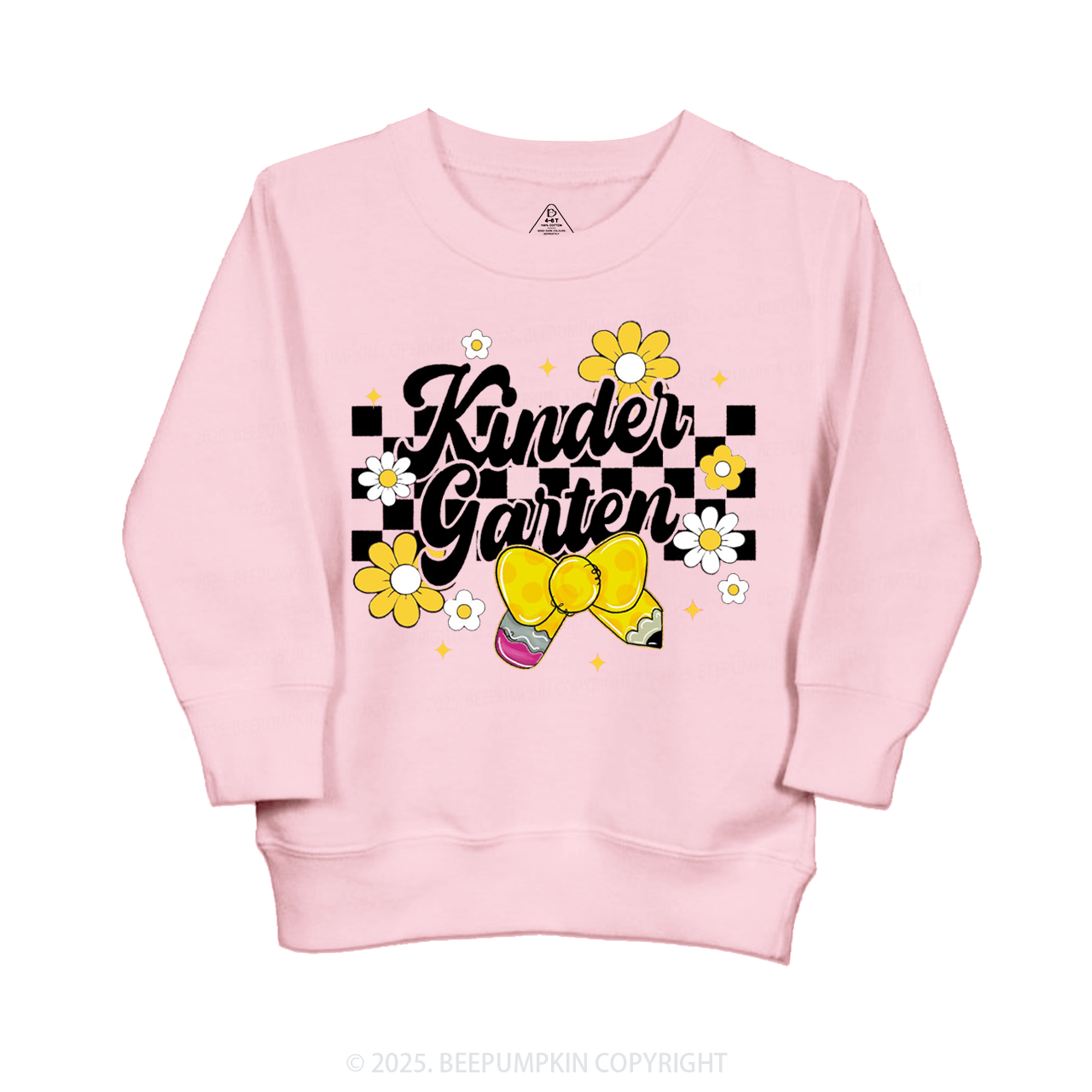 Personalized Golden Glow Of Grade Kid's Sweatshirt