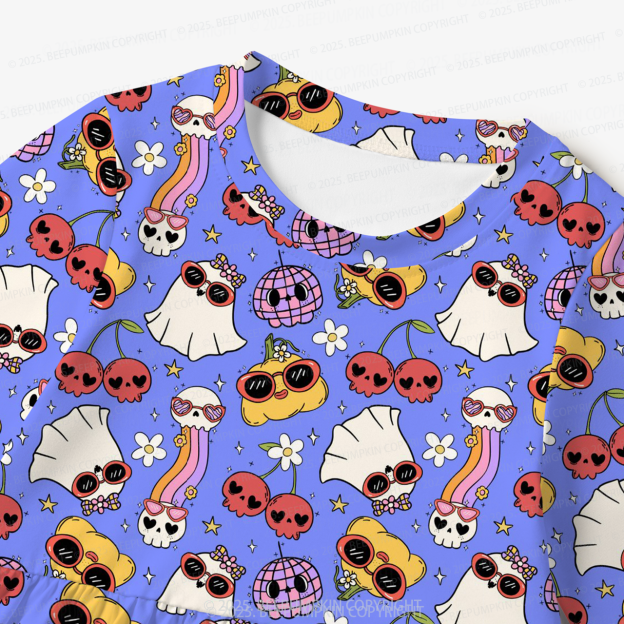 Spooky Cutie All Over Print Kids Dress