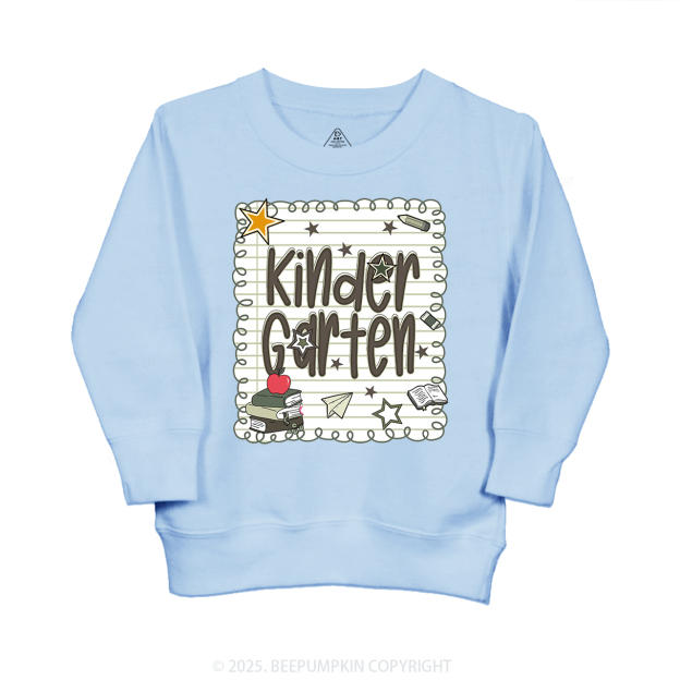 Personalized Starry School Days Kid's Sweatshirt