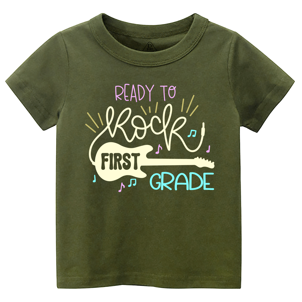 Personalized Ready To Rock First Grade School T-shirts