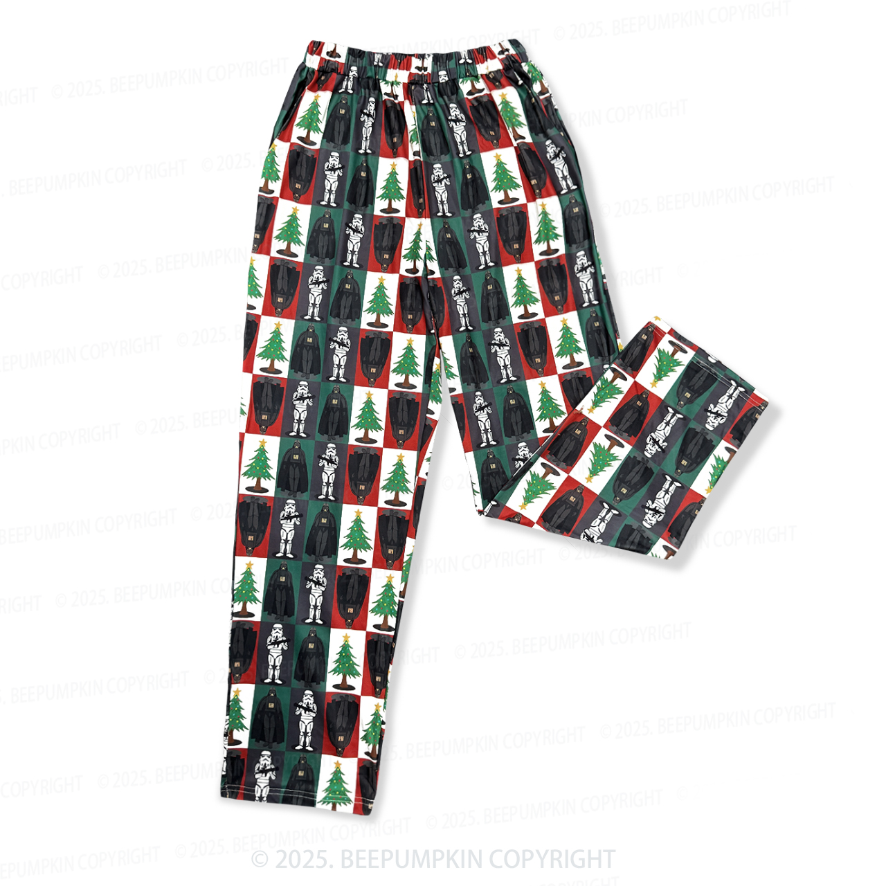 Galactic Holiday Family Matching Pajama Pants With Pockets