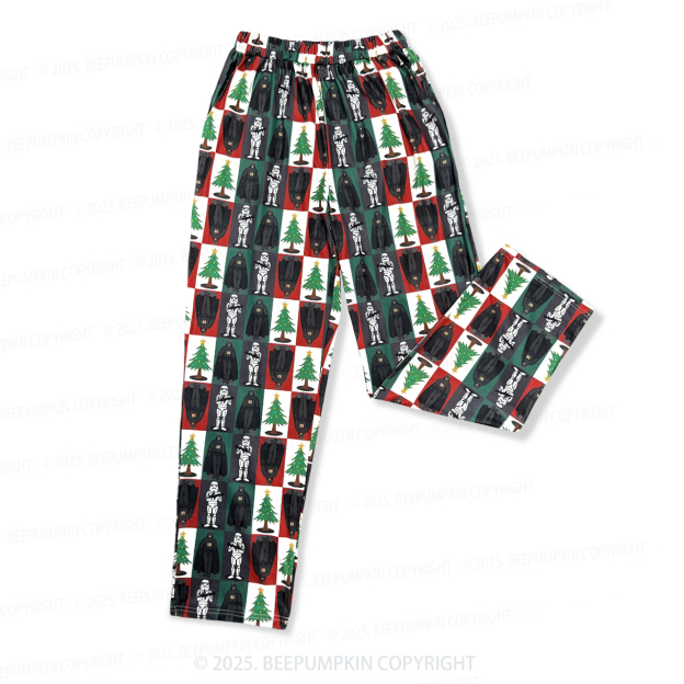 Galactic Holiday Family Matching Pajama Pants With Pockets