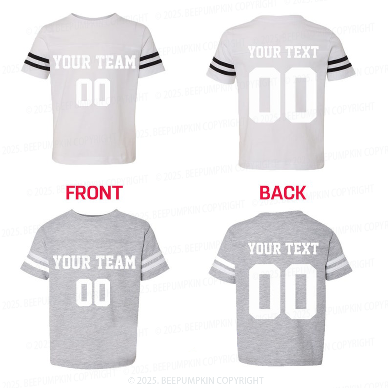 Personalized Name Toddler&Kid's Jersey Beepumpkin