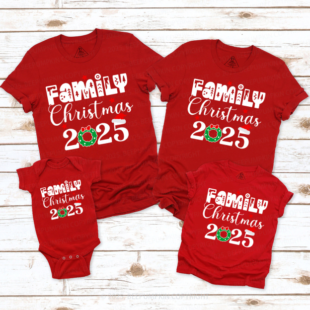 Family Christmas 2025 Holiday Funny Shirts