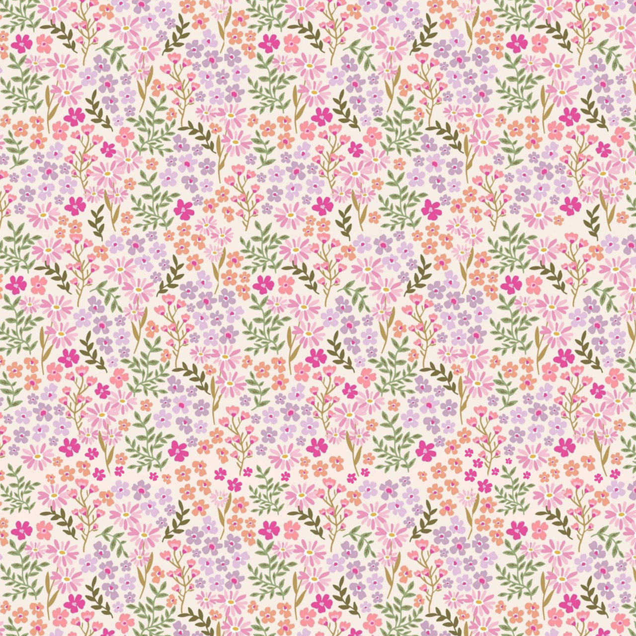 Spring Garden Mom&Me Matching All Over Print Dress