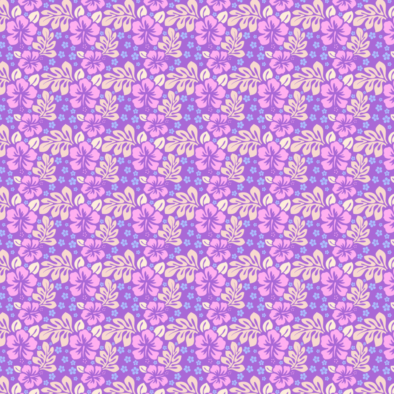 Purple Petals Mom&Me Matching All Over Print Dress