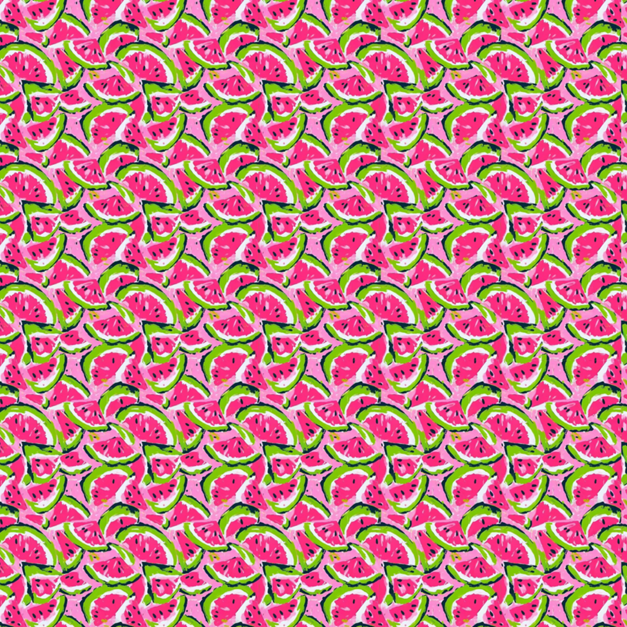 Summer Watermelon Mom&Me Matching All Over Print Dress