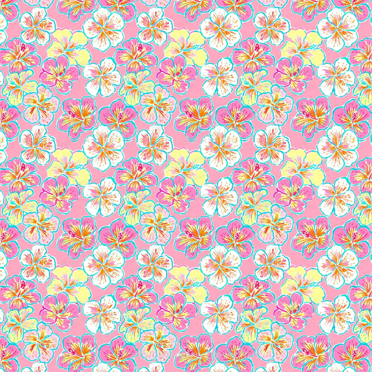 Flowers In Bloom Mom&Me Matching All Over Print Dress