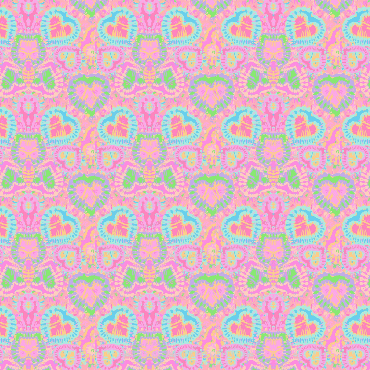 Floral Mirage Mom&Me Matching All Over Print Dress