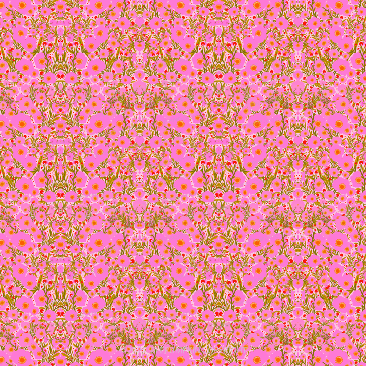 Floral Fiesta Mom&Me Matching All Over Print Dress