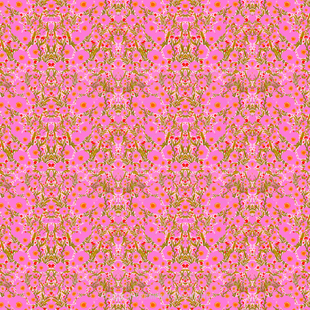 Floral Fiesta Mom&Me Matching All Over Print Dress