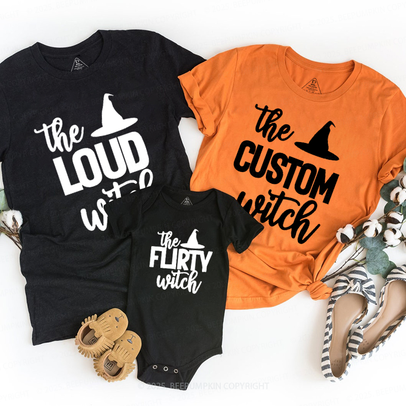 The XXX Witch Halloween Family Matching Shirts