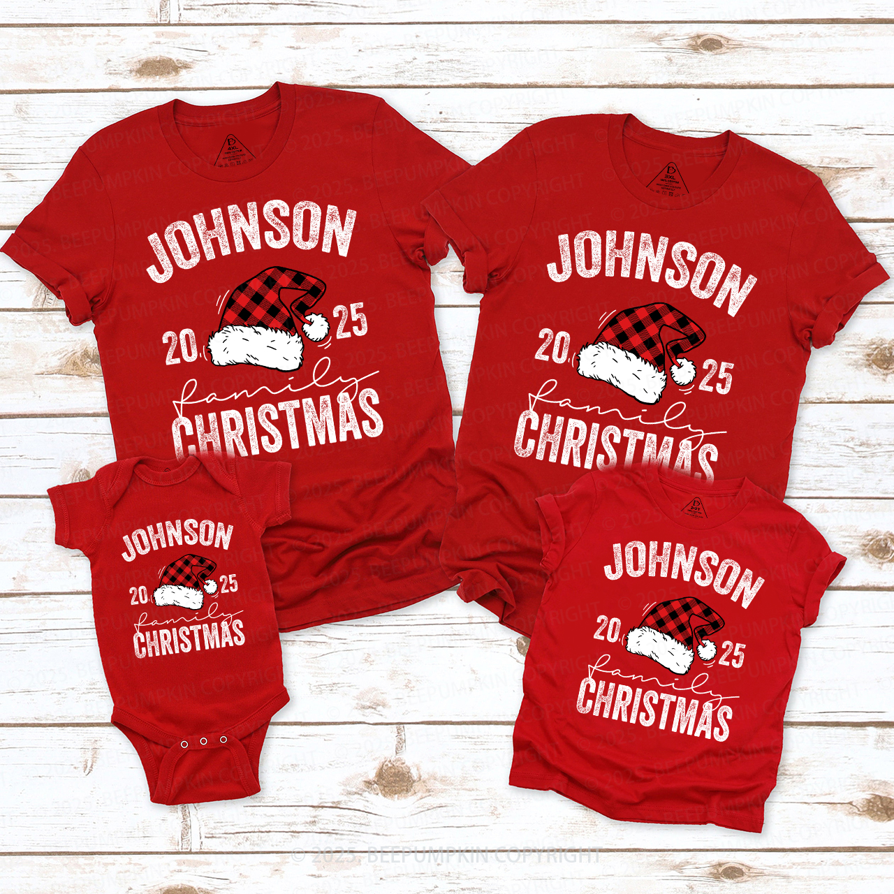 2024 Personalized Custom Christmas Family Shirts