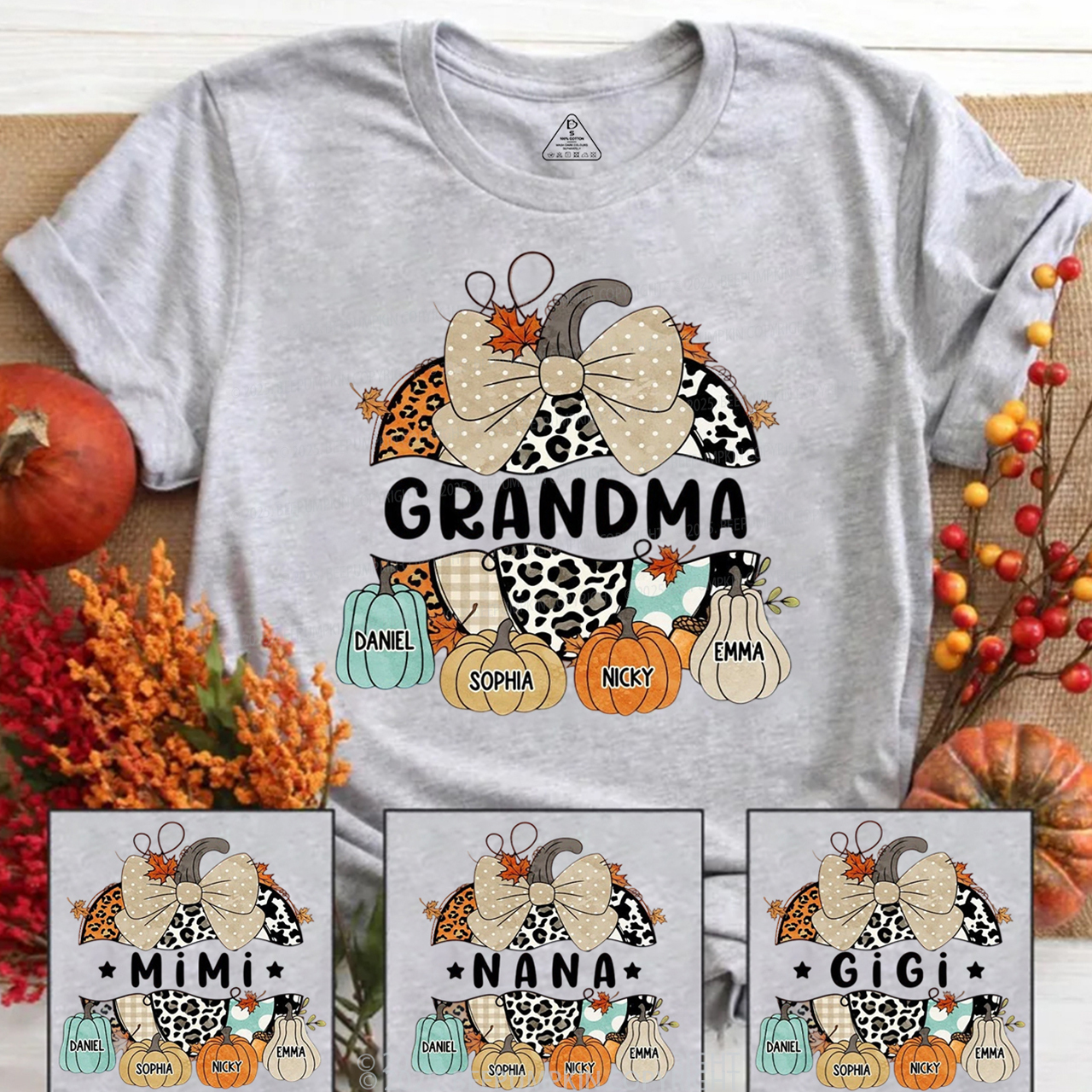 Personalized Fall Halloween Pumpkin T-Shirts Beepumpkin